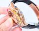 Noob V13 1-1 Replica Rolex Rainbow Daytona Watch in 7750 904L Rose Gold Oysterflex Band (4)_th.jpg